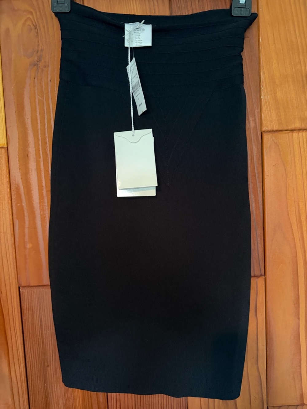 NWT Givenchy Black  High-Waist Pencil Skirt